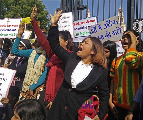 police  india manhandle detain protestors  anti christian attacks morningstar news