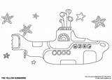 Submarine Beatles Marin Colouring Mewarnai Transport Yellowsubmarine Kapal 1181 1654 Selam Coloriages sketch template