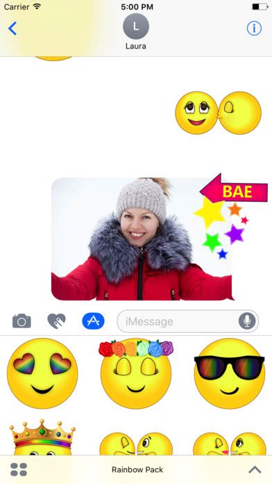 app shopper rainbow pack gay and lesbian emojis gay flags emoji stickers