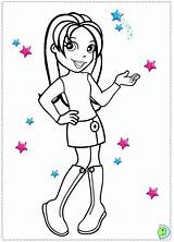 Polly Pocket Dinokids Coloring Close sketch template