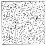 Escher Coloring Pages Getdrawings sketch template