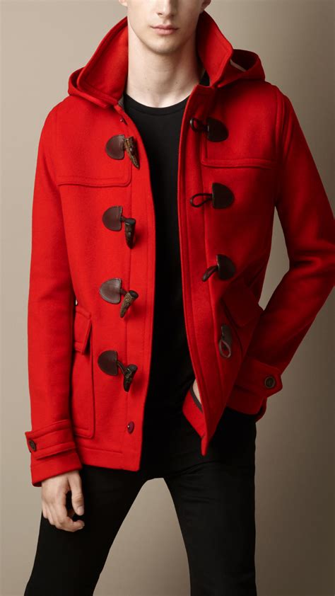 red coat men jacketin