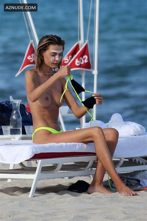 Alina Baikova Sexy Seen Nude On The Beach In Miami Aznude