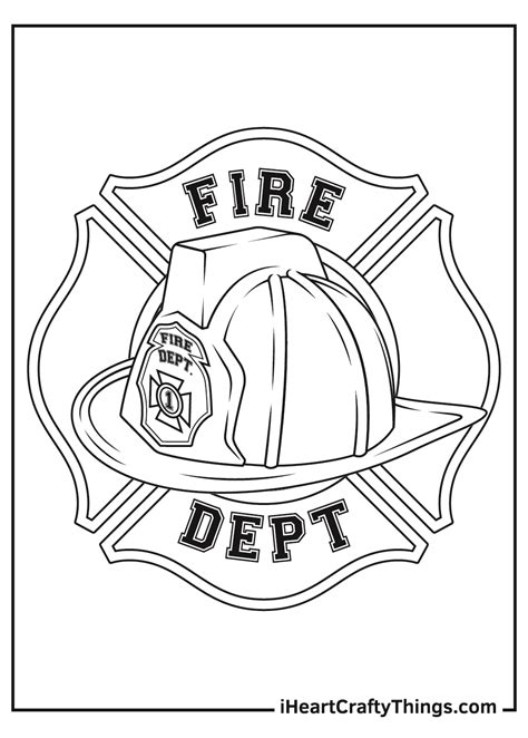 firehouse coloring pages