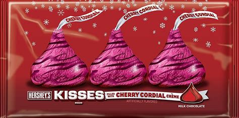 hershey s milk chocolate cherry cordial kisses 10oz bag uk