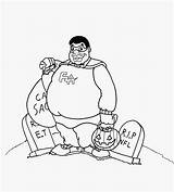 Albert Fat Inktober Halloween sketch template