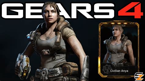 Gears Of War 4 Civilian Anya Character Multiplayer