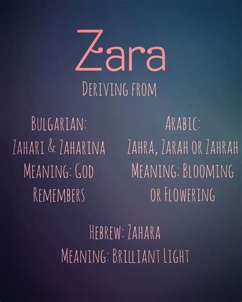name meaning zara catchy business names