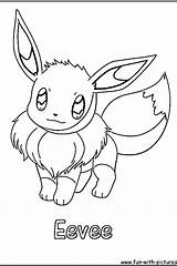 Coloring Eevee Pages Pokemon Popular sketch template