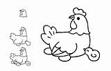 Drawing Kids Animals Drawings Animal Hen Farm Cartoon Coloring Sketches Draw Easy Printable Boys Step Pages Activities Colour Learn Getdrawings sketch template
