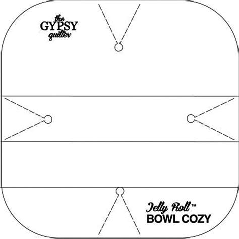 bowl cozy template instructions