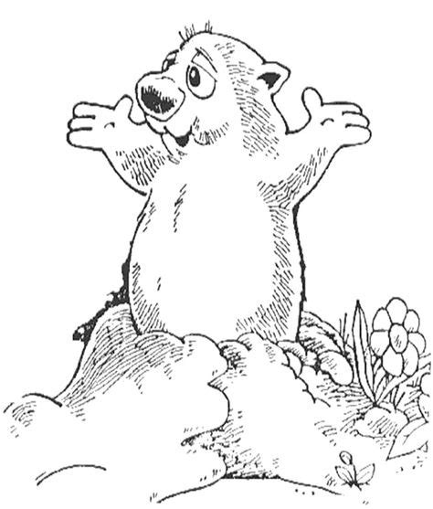 groundhog day coloring page ideas groundhog day groundhog