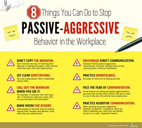 8 things to stop passive aggressive behavior in workplace