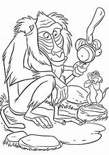 Coloring Monkey Pages Tulamama Print Easy King sketch template