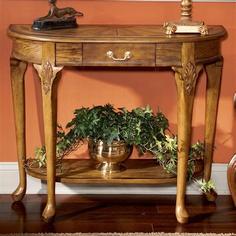 butler vintage oak console table reviews wayfair