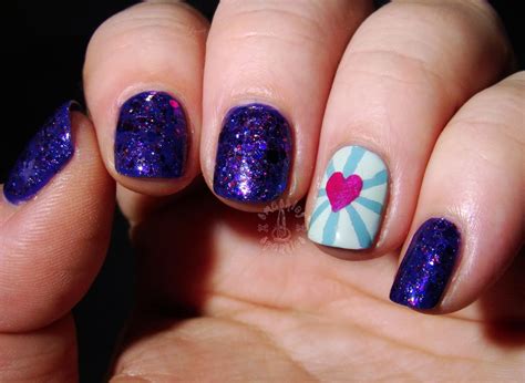 sweet  easy valentines day nail art ideas