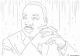 Luther Martin King Jr Coloring Pages Printable Mori Maria Print History Month sketch template
