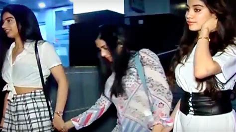 Sridevi Hangs Out With Daughters Jhanvi Kapoor And Khushi Kapoor Youtube