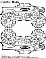 Monster Truck Box Coloring Pages Crayola Printable Jam Choose Board sketch template