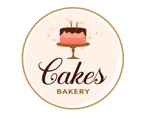 cake bakery logo design template  templatemonster