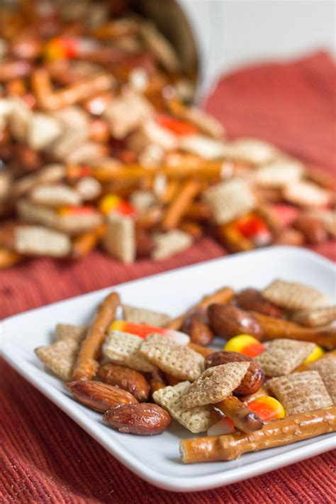 salty sweet halloween chex mix the wannabe chef