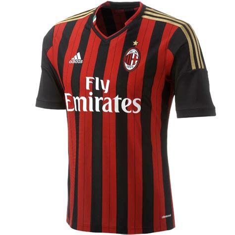 ac milan soccer jersey  home adidas sportingplus passion