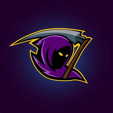 esport grim reaper logo premium vector  vector freepik freevector freebackground