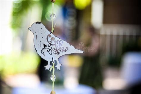 decorative hanging bird stock image image  shaped