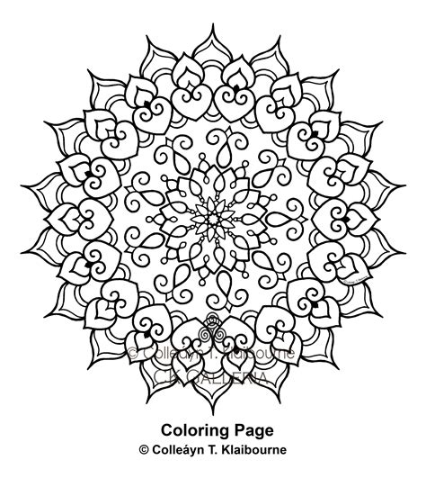 love mandala coloring pages  getdrawings