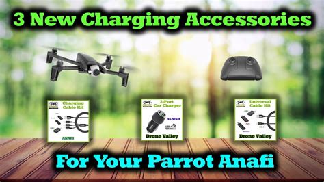 charging accessories   parrot anafi drone youtube