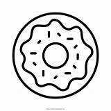 Coloring Donut Pages Template sketch template