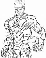 Iron Man Coloring Pages War Machine Marvel Kids Color Printable Unmasked America Avengers Superheroes Captain Print Stark Drawing Tony Getdrawings sketch template