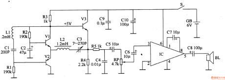 metal detector  basiccircuit circuit diagram seekiccom