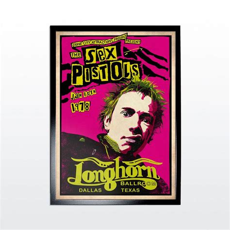 The Sex Pistols Retro Style Concert Art Print – Poster Canvas Wall
