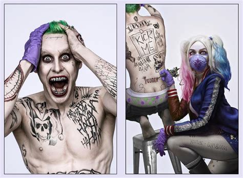 Harley Quinn Tattooing The Joker Photo Revealed As A Fan