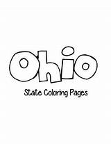 Ohio State Coloring Pages Kindergarten sketch template