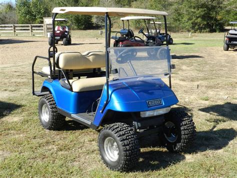 blue ezgo txt southeastern carts accessories custom pre owned golf carts