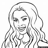 Coloring Pages Minaj Nicki Beyonce Thecolor Drawing Color Rihanna Carrie Underwood Printable Print Easy Online Pop Alex Morgan Colouring Book sketch template