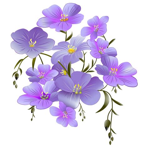 flowers clipart purple  stock photo public domain pictures