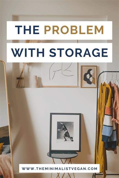 problem  storage  minimalists  minimalist vegan