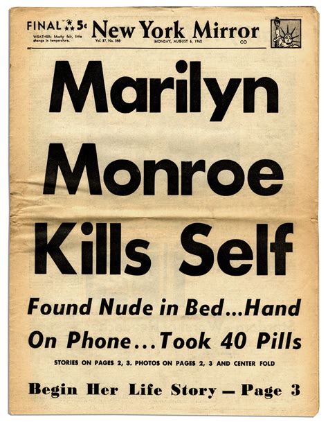 Death Of Marilyn Monroe Wikipedia
