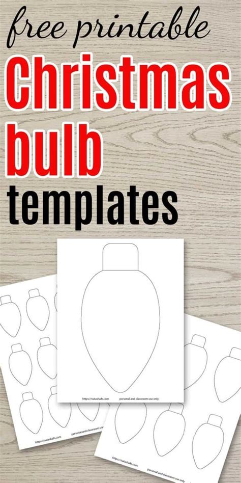 click      printable christmas bulb templates