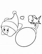 Coloring Pages Kirby Colorear Para Bomb Printable Imprimir Páginas Dibujos Dibujo Sheets Sleeping Niños Nintendo Popular Disney Crafts Gratis Actividades sketch template