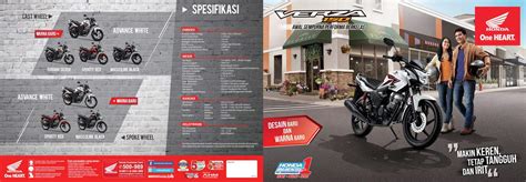 brosur motor honda verza awal sempurna performa berkelas
