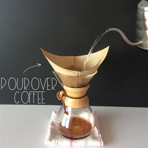 pour  coffee  amber apple