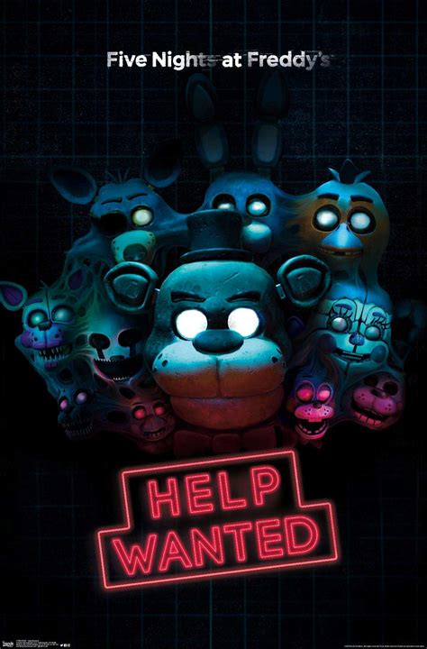 five nights at freddy s help wanted poster