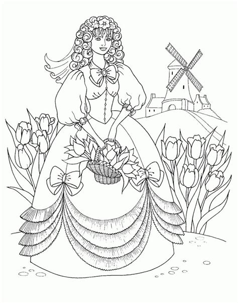 games  kids fashionable girls coloring pages  princess
