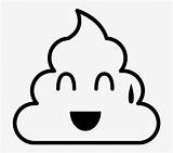 Poop Smiling Rubber Poo Caca Pila Expression Seekpng Netclipart sketch template