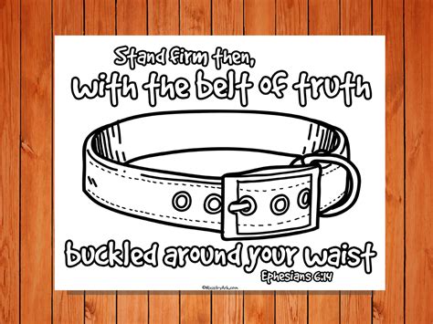 belt  truth printable ministryark belt  truth armor  god