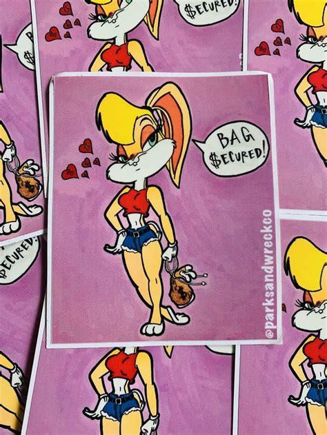 lola bunny stickers work stickers unique items products sticker art
